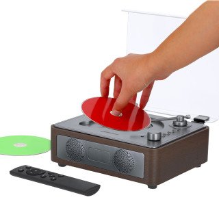 Reprodutor de CD com design retrô